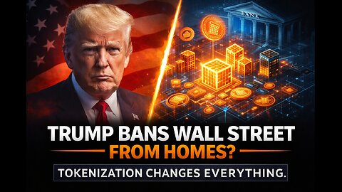 Trump BANS Wall Street 🏠 Tokenization Takes Over