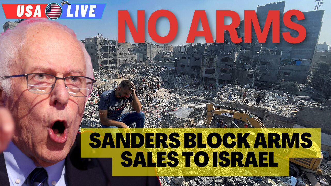 🔴 LIVE Sanders force Senate votes to block the sale of HEAVY BOMBS to Israel | superbombs