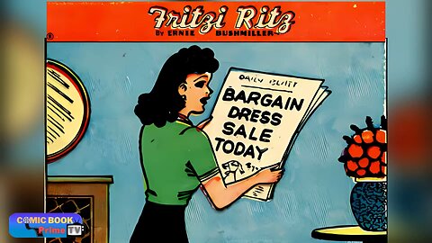 Bargain Dress For sale, Fritzi Ritz and Phil Fumble By Ernie Bushmiller