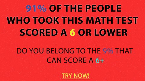 91% fail this test