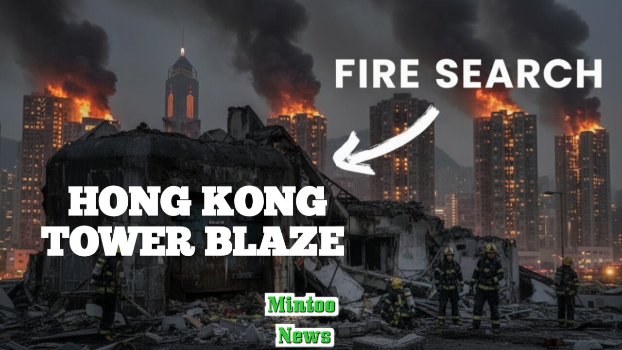 Firefighters search for missing after Hong Kong tower blocks fire