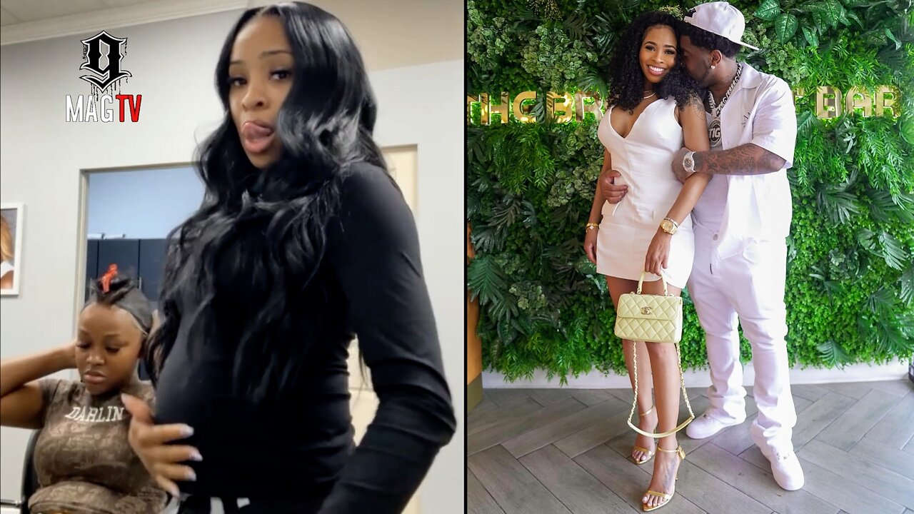 YFN Lucci's "GF" Meshia Responds To Trolls Asking If She's Having A Child! 🤰🏾