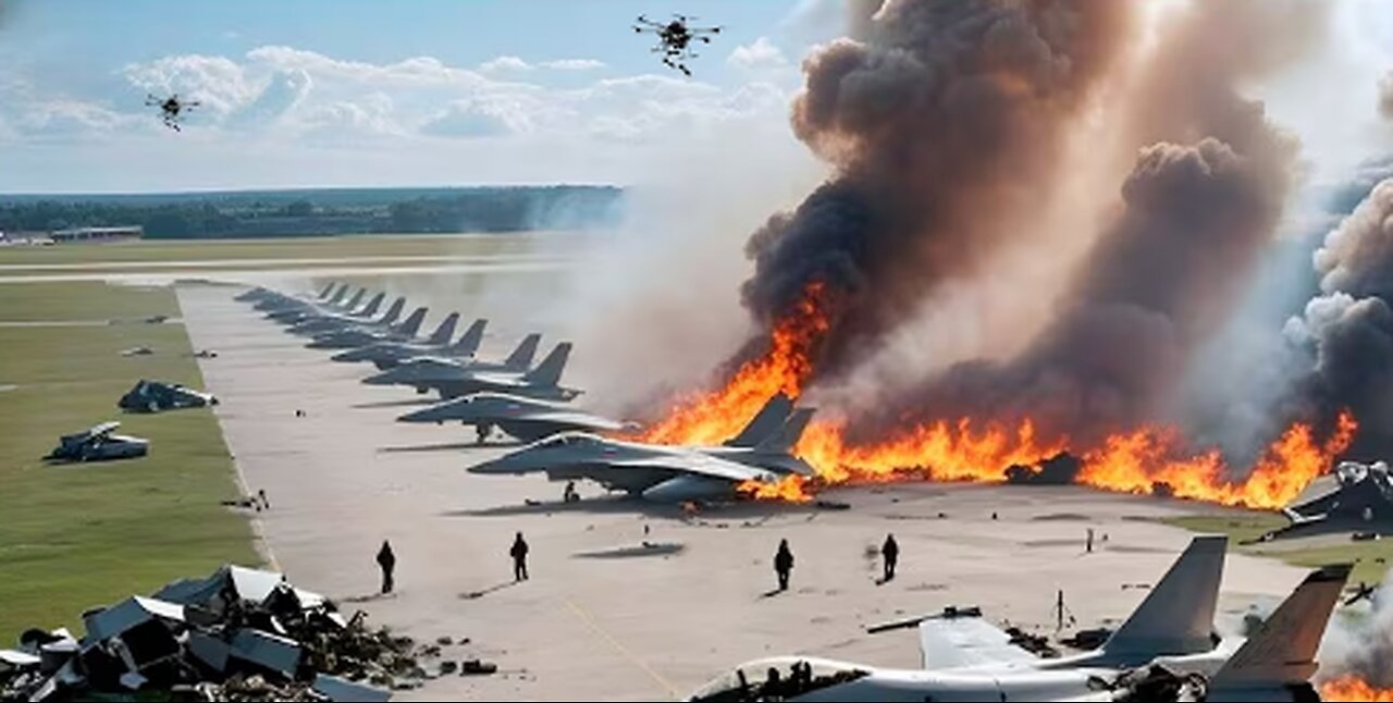 Baba Yagas drones burn Putin_s attack aircrafts and eliminate Russian platoon near Oleksiivka