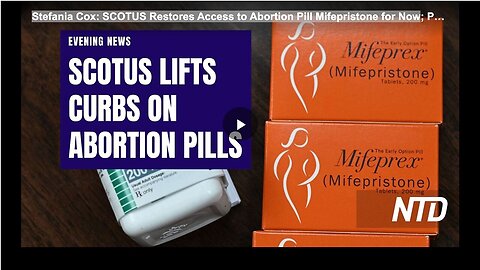 "SCOTUS Temporarily Restores Access to Abortion Pill Mifepristone: Stefania Cox Reports"