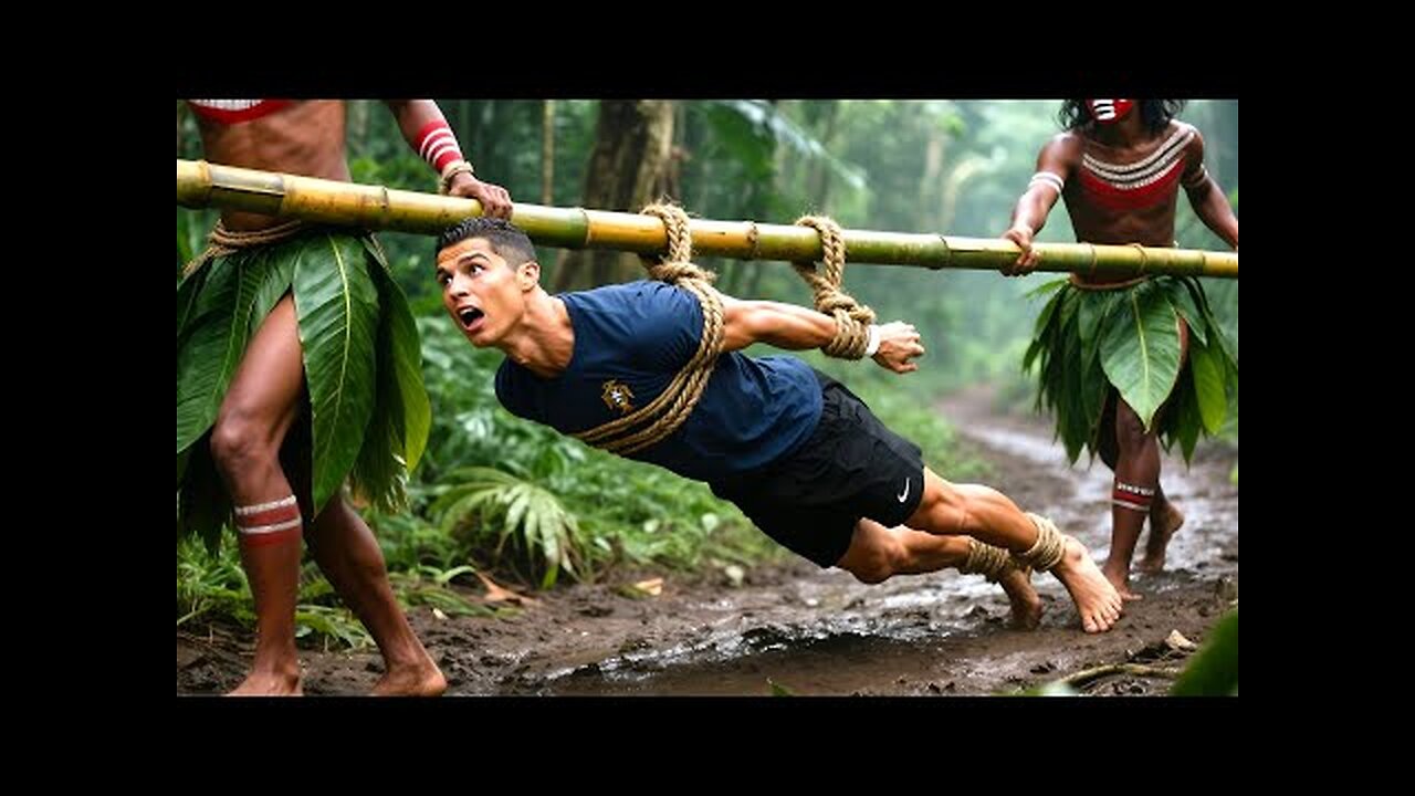 Ronaldo, Messi and Neymar found ABORIGINALS on a deserted island!