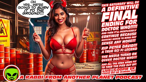LIVE@5: THE END of Doctor Who IS Coming!!! RIP Peter David!!! The Media Turns of Queer Doctor Who!!!