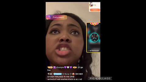 FINNESE VS PND AFTER HE PUT HANDS ON HER! BIGO LIVE