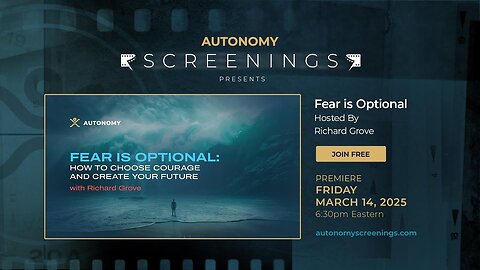 Fear Is Optional | Exclusive Screening + Live Q&A with Richard Grove