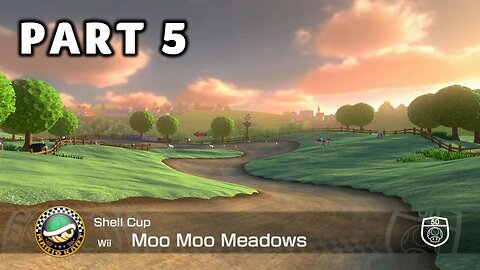Mario Kart 8 Deluxe Grand Prix Mode - Part 5 - Shell Cup 50cc | Switch | No Commentary