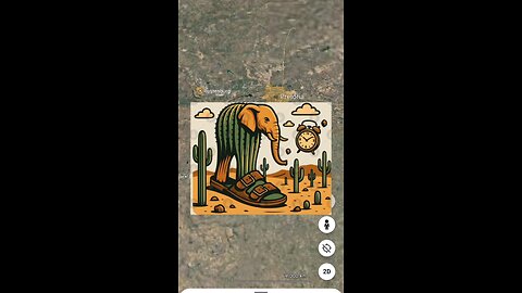 😰 Real Creepy Gaint Lirili Larila on Google Earth