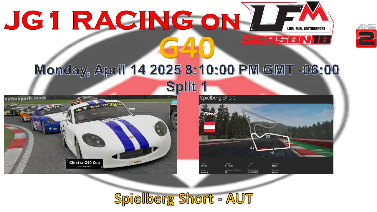JG1 RACING on LFM - G40 - Spielberg Short - AUT - Split 1
