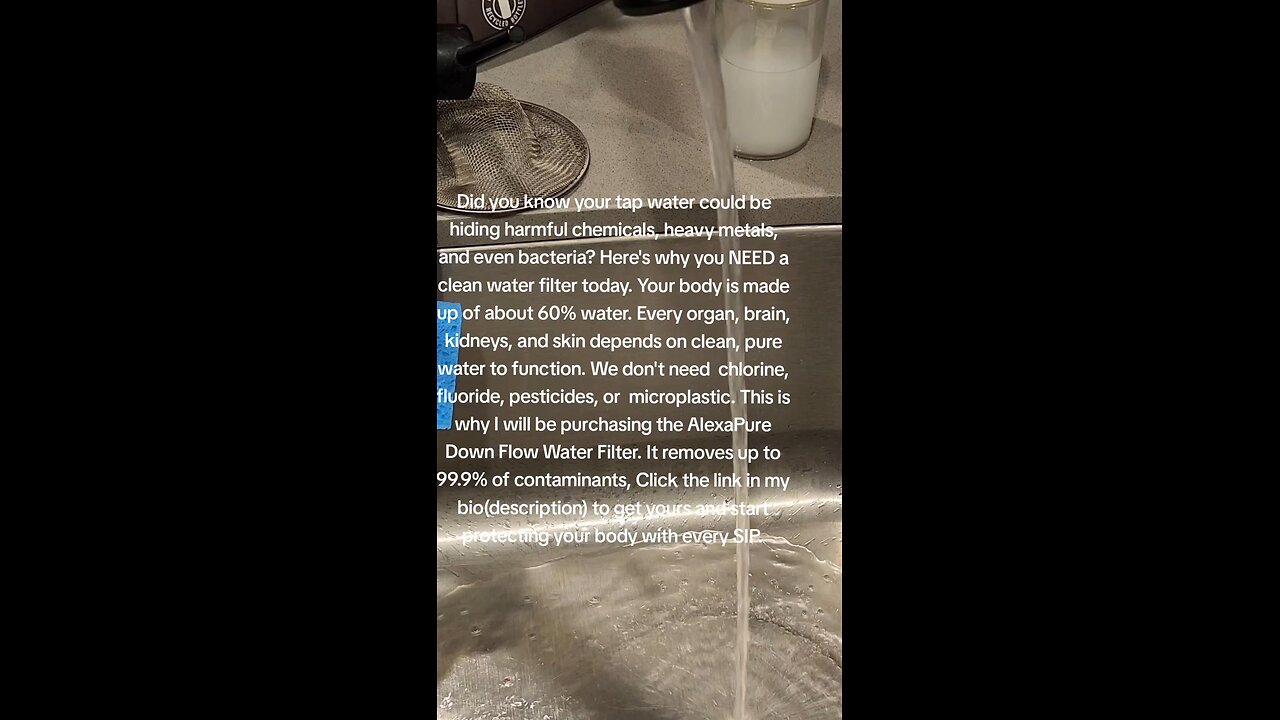 Filter your water....pls