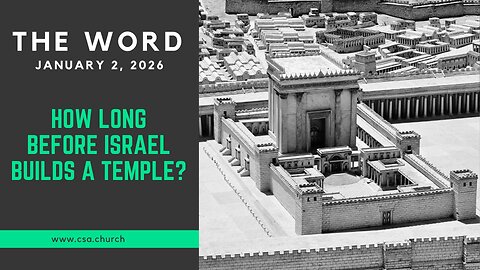 How Long Before Israel Builds A Temple?