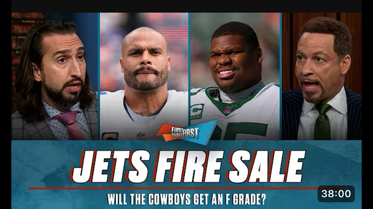 First things first: Nick says cowboys trading for Quinnen Williams is insanity