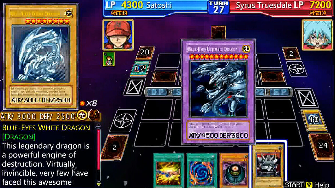 Summoning Blue Eyes Ultimate Dragon | Yu-Gi-Oh! GX Gameplay