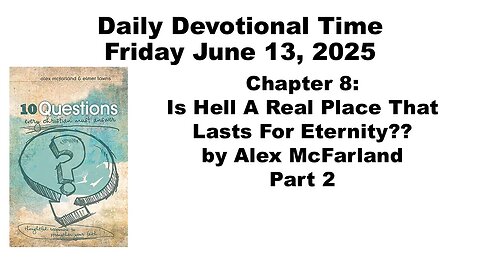 Daily Bible Study 06-13-2025 