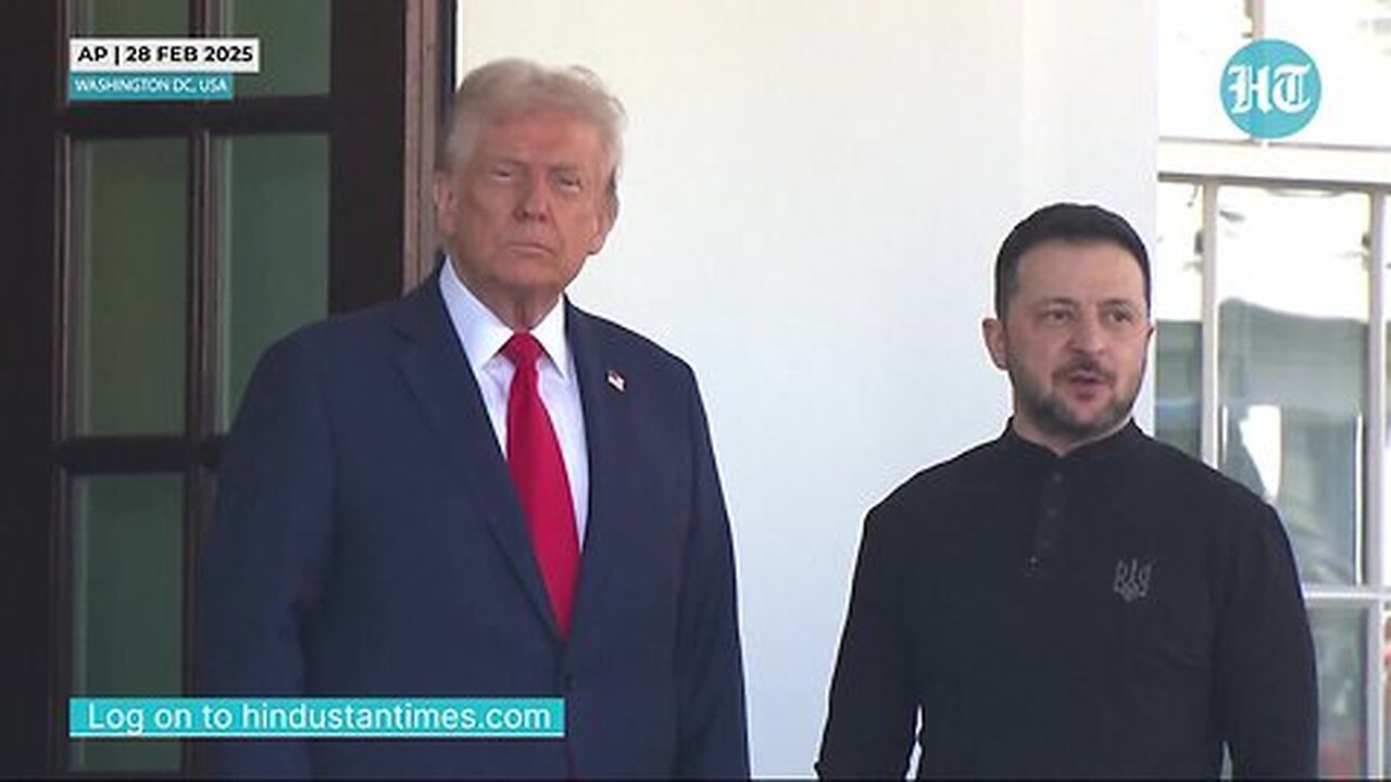 Trump Meets Zelensky At White House, Cracks Joke Before Cameras; Ukraine Prez Gives This Reaction