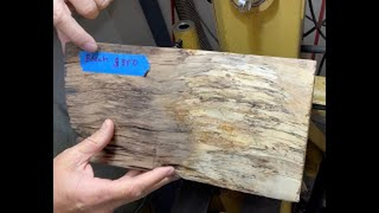 Dumpster Dive Gets Me a Beechy Treasure | Spalted Beech Woodturning