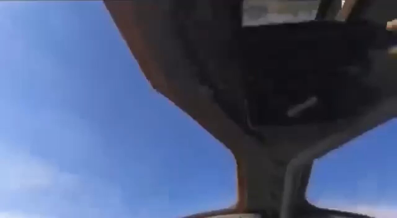 Su-25 Shot down with pilot POV ejection