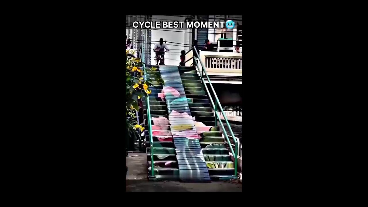 Everyone Did Cycle Stunts and Fell But the Last One Was the Real King 😎 #shorts #cycling #viral