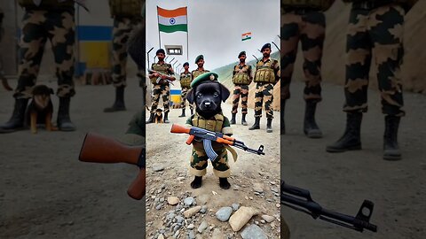 Friends made fun of the poor puppy and then the puppy became an Indian Army soldier 12