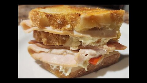 Best Triple Layer Turkey Ham Swiss | White American Cheese