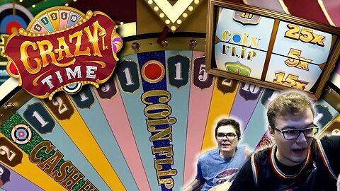5X COIN FLIP CRAZY TIME BONUS WIN!