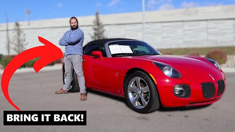 General Motors USED TO Build QUALITY CARS! //Pontiac Solstice//