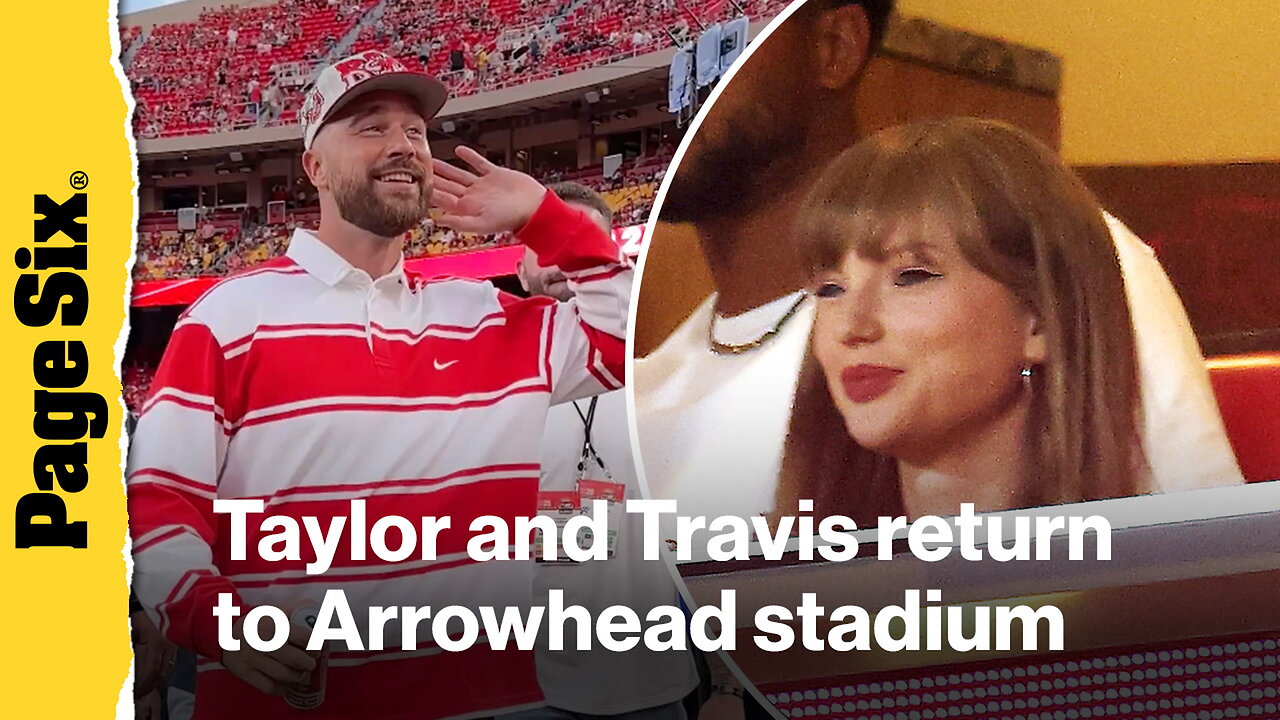 Taylor Swift and Travis Kelce return to Arrowhead stadium after engagement