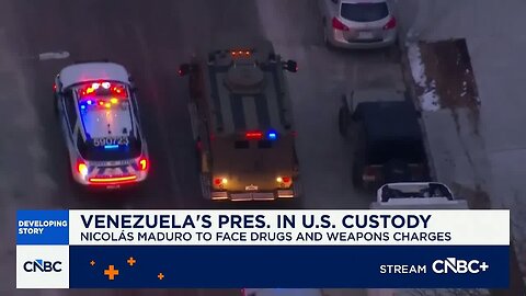 Venezuelan President Nicolas Maduro in U.S. custody, to face drugs and weapons charges