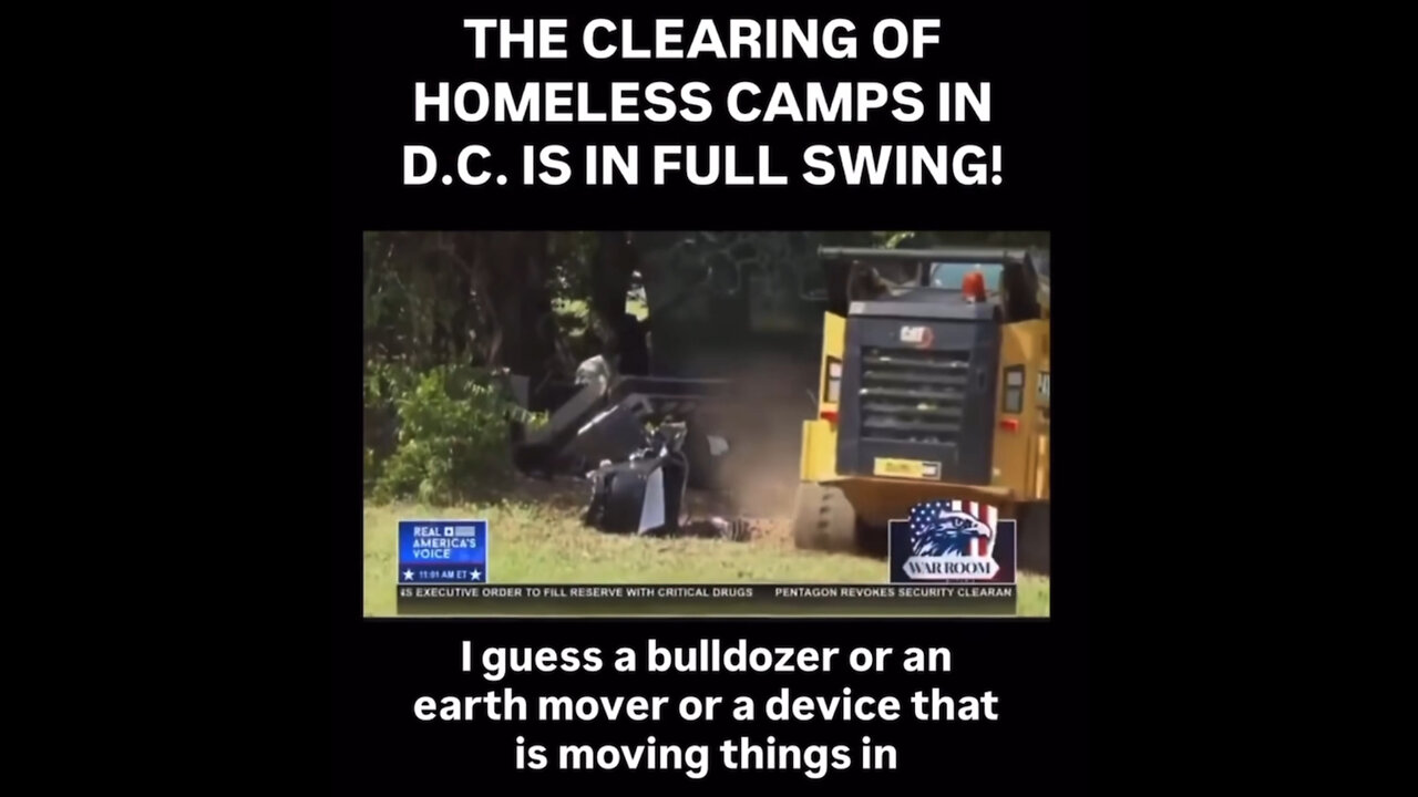 THE CLEARING OF HOMELESS CAMPS IN D.C. IS IN FULL SWING!