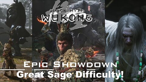 Epic Showdown Wukong vs Wandering Wight Guangzhi Lingxuzi Whiteclad at Great Sage Difficulty