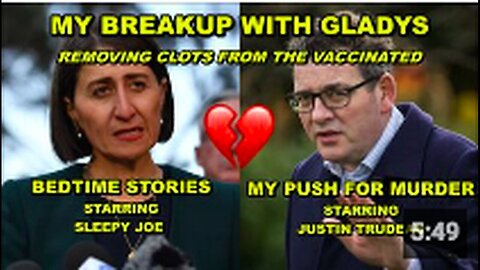 Removing CLOTS from arm of vaccinated _ My breakup with GLADYS _ Is anybody AWAKE yet_