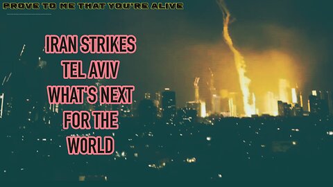 Iran Strikes Tel Aviv Israel What's Next For The World