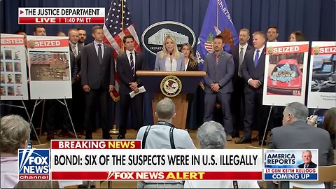 ONE OF THE LARGEST FENTANYL BUSTS IN US HISTORY - PAM BONDI