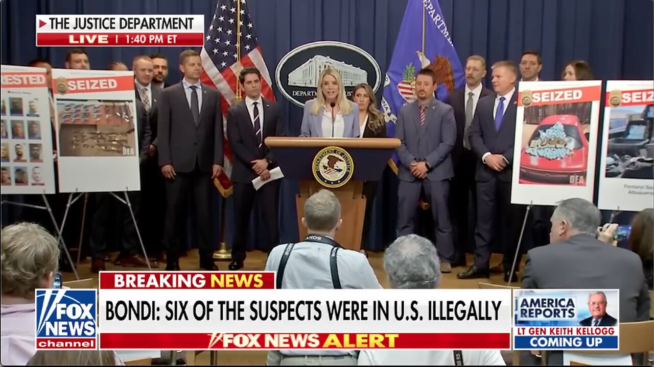 ONE OF THE LARGEST FENTANYL BUSTS IN US HISTORY - PAM BONDI