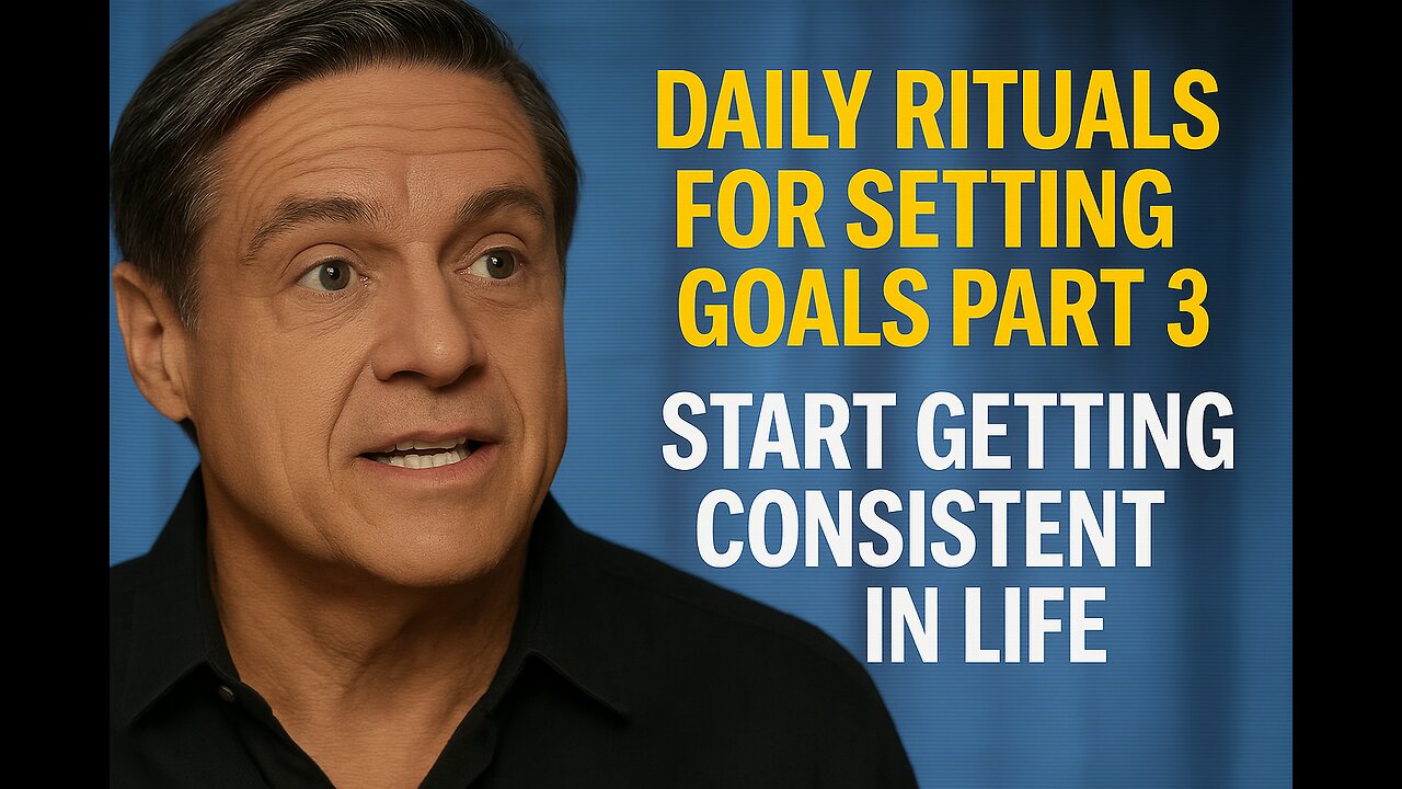 Daily Rituals For Setting Goals Part 3 | Start Getting Consistent In Life #Consistency #DailyHabits