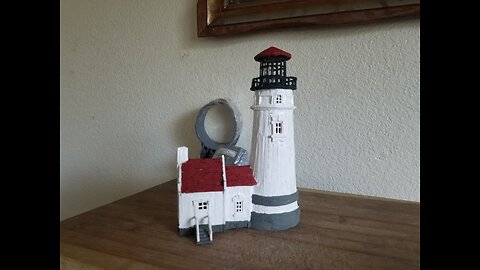 Matchstick Umpqua River Lighthouse