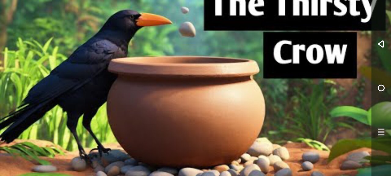Thirsty Crow Model Story|Moral Story For kids