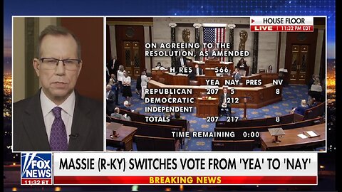 MASSIE SWITCHES VOTE FROM YEA TO NAY
