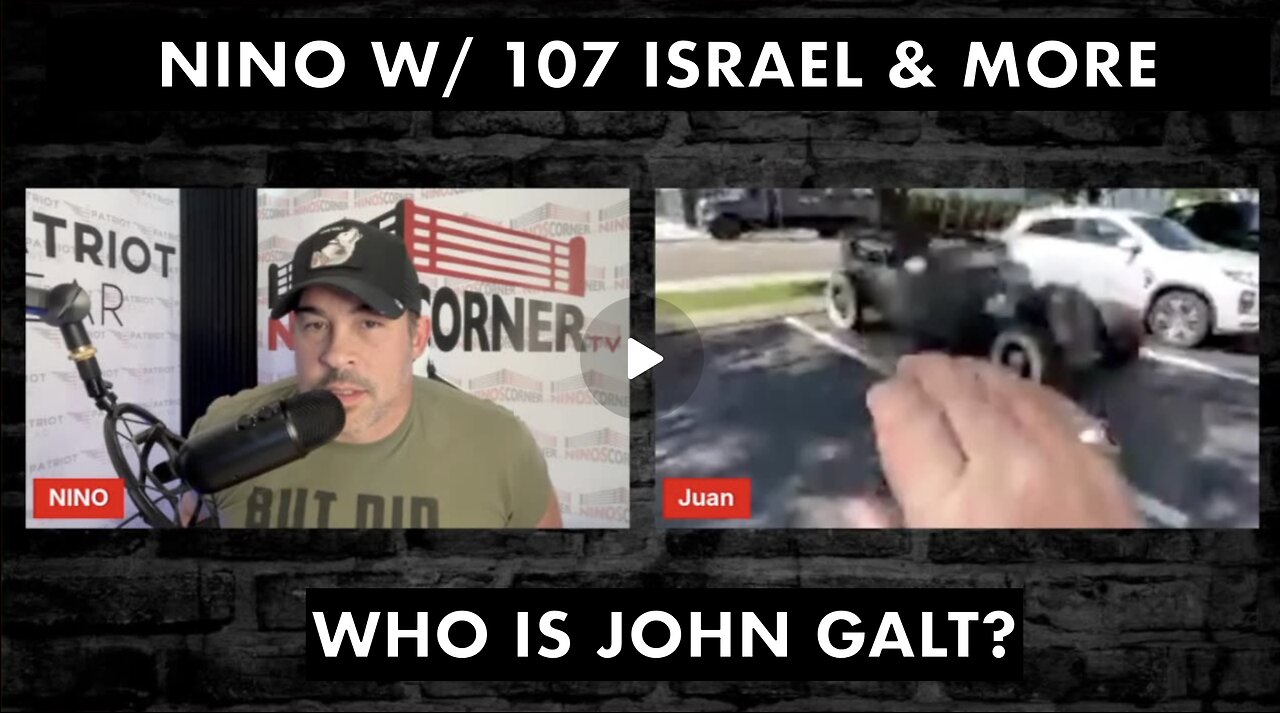 NINO W/ JUAN OSAVIN. WHAT IS HIS OPINON ON THE ISRAELI STRIKE ON IRAN. SEE IT DIFFERENT THAN MANY.