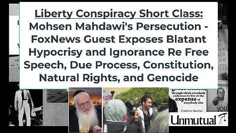 Liberty Conspiracy Short: Mahdawi's Persecution v Hypocritical Fox Guest
