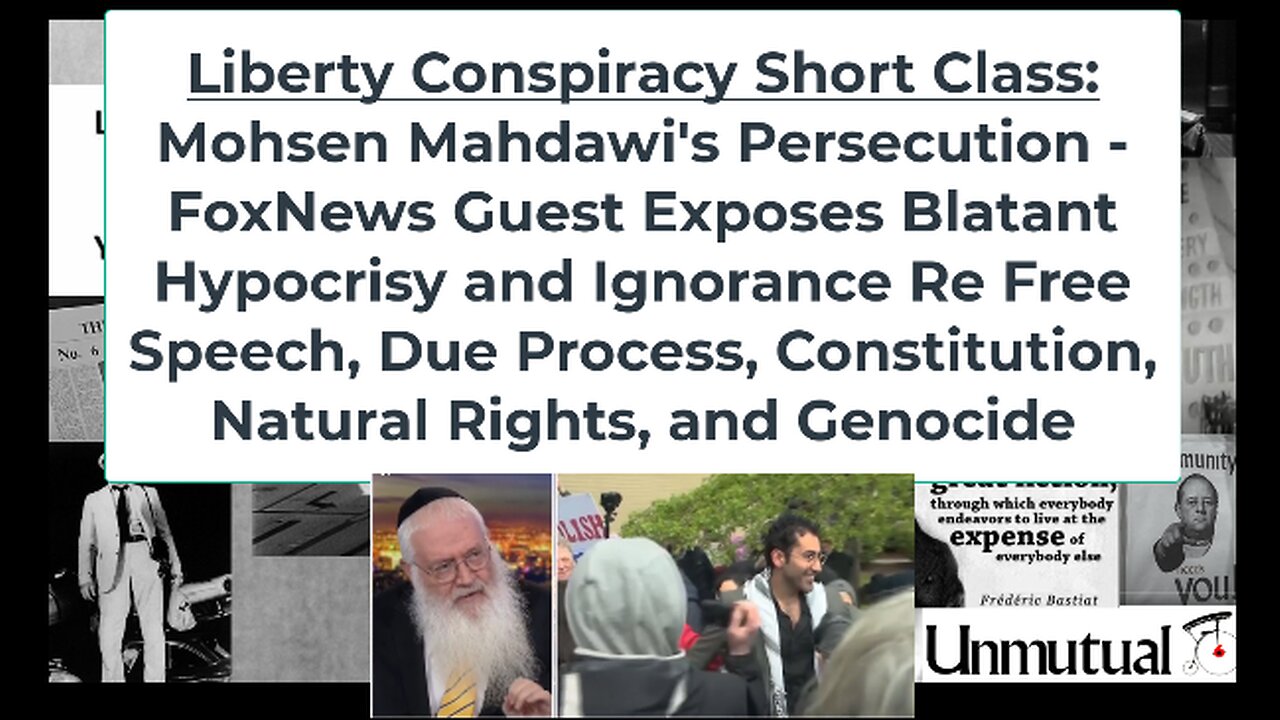 Liberty Conspiracy Short: Mahdawi's Persecution v Hypocritical Fox Guest