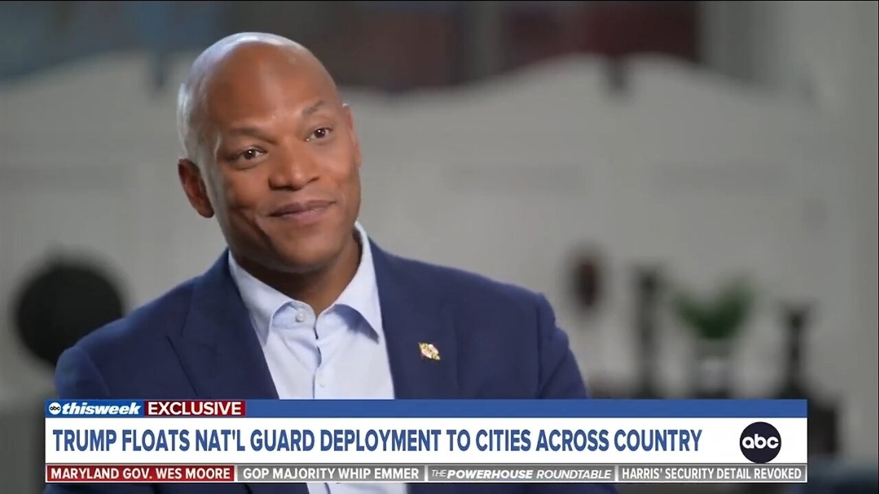 Gov Wes Moore Claims National Guard In DC Is Performative