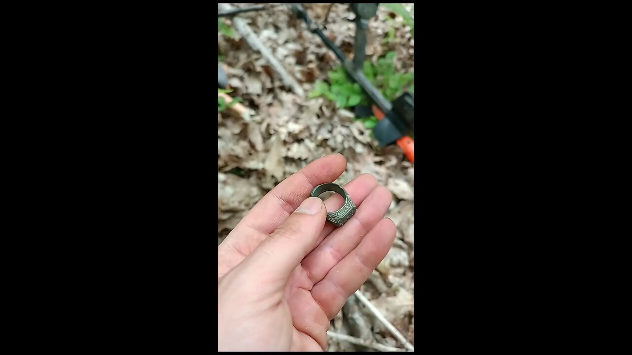 metal detector I found a old ring 💍