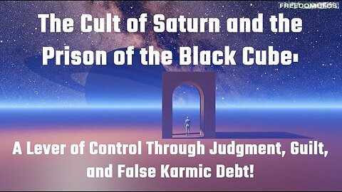 The Cult of Saturn and the Prison of the Black Cube