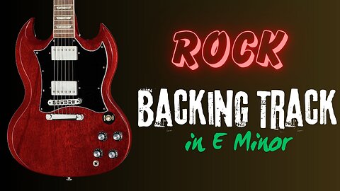 Simple Rock Backin Track in E Minor | BackingTrack Mania