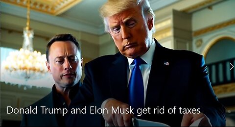 Donald Trump and Elon Musk get rid of taxes