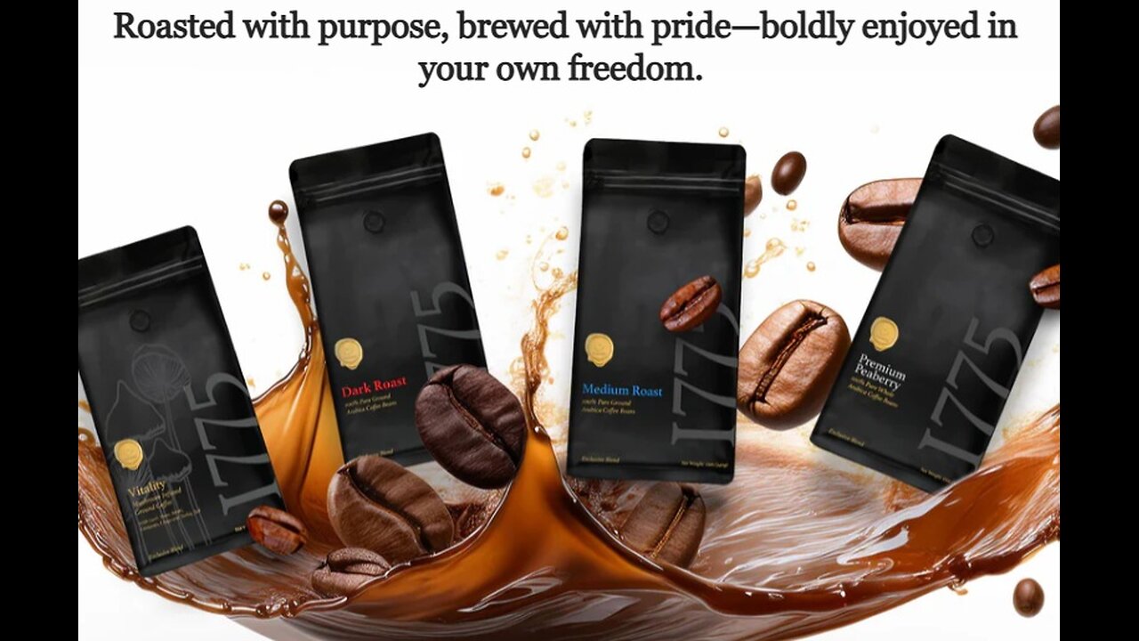 REVOLUTIONARY BEANS FOR REVOLUTIONARY MINDS - 1775 COFFEE