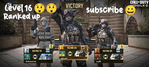 Call of duty level up 16 😲😲😮 Follow me for more videos ❤️